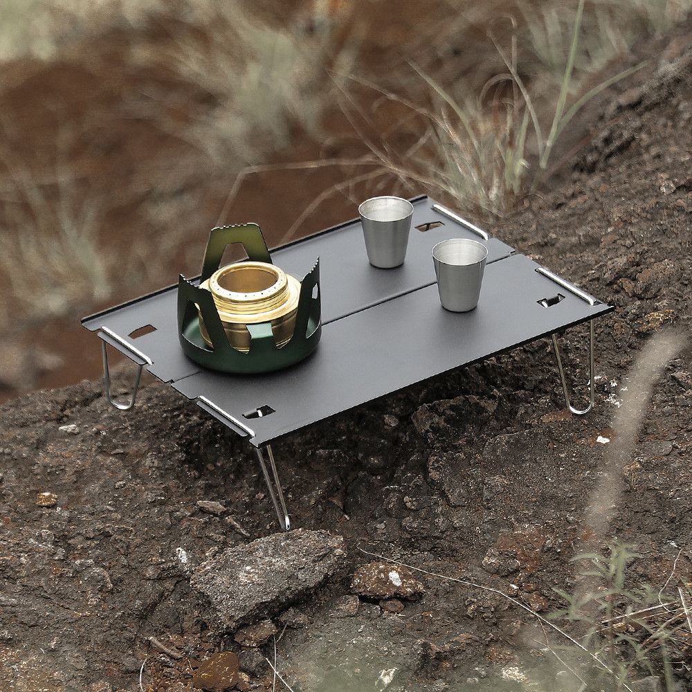 Outdoor Aluminum Table Camping Convenient Folding Table Mini Splicing Aluminum Alloy BBQ Table Multi