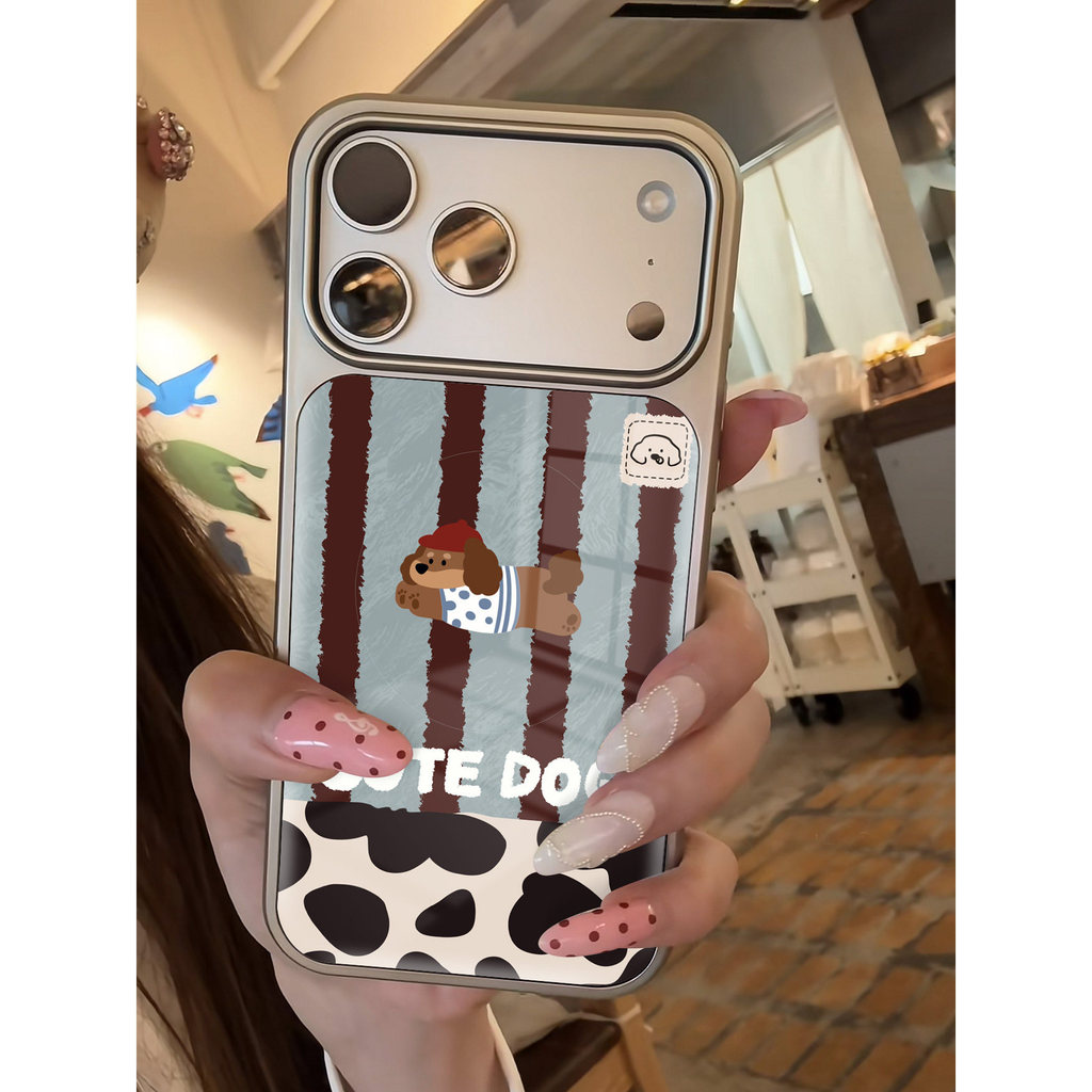 DSN725 สําหรับ iphone กันกระแทกเกาหลีน่ารักเคสโทรศัพท์ 17PROMAX 17 16 ProMax/15 Pro max 16 plus 14 13pro max 16pro 12pro 11XRDetachable Lanyard ของผู้หญิงการ์ตูน Art ins สายคล้องสําหรับสาว