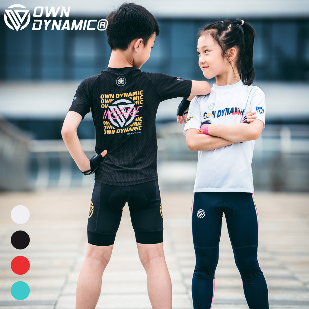 เสื้อกันหนาวสำหรับเด็ก Own Dynamic  OD เสื้อแข่งจักรยานแบบใส่แขนสั้น ระบายความร้อนสำหรับเด็ก