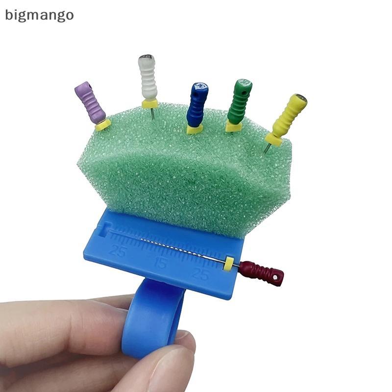 [bigmango] Endo File Blo Endo ผู้ถือไฟล์ไม้บรรทัด Root Canal แหวนนิ้วมือ Endodontic นิ้วเครื่องมือวั