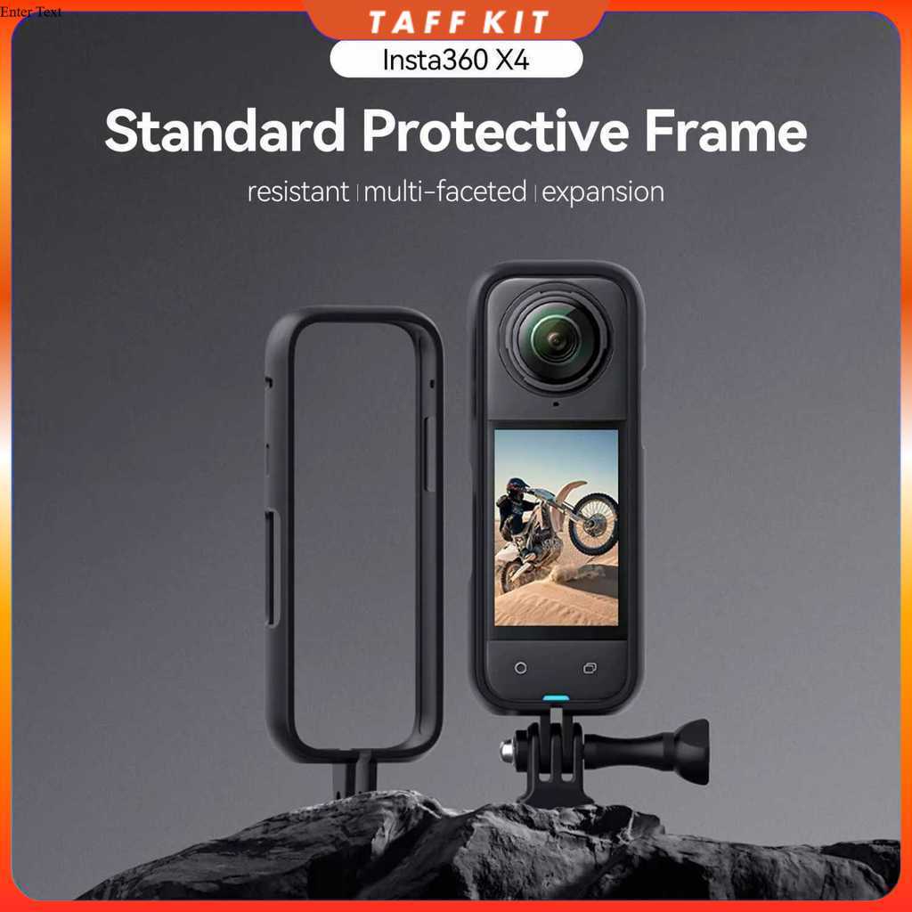 TELESIN Insta360 X4 Plastic Frame Action Camera Protective Case - S6-CRF-01-TIS