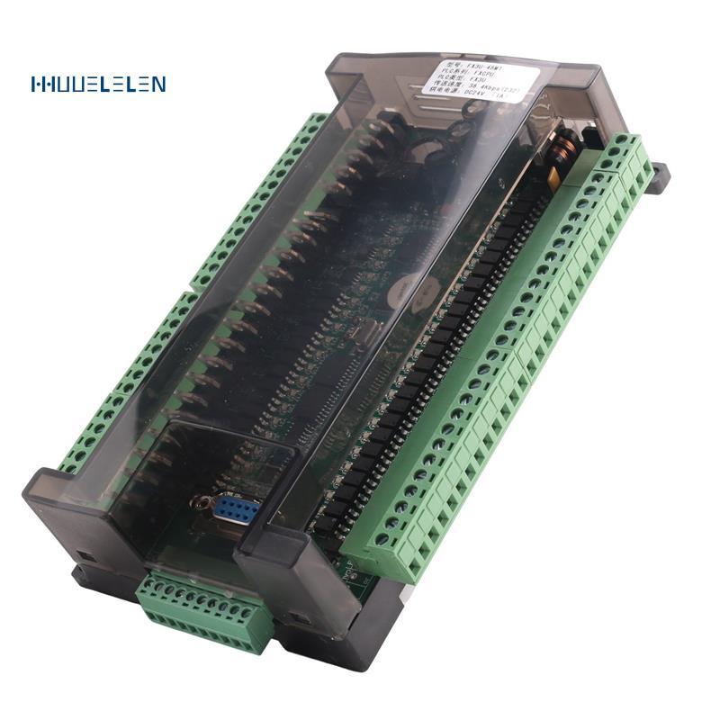 [Promote H]PLC โมดูลบอร์ดควบคุมอุตสาหกรรม FX3U-48MT ตัวควบคุมลอจิกที่ตั้งโปรแกรมได้ 24 อินพุต 24 เอา