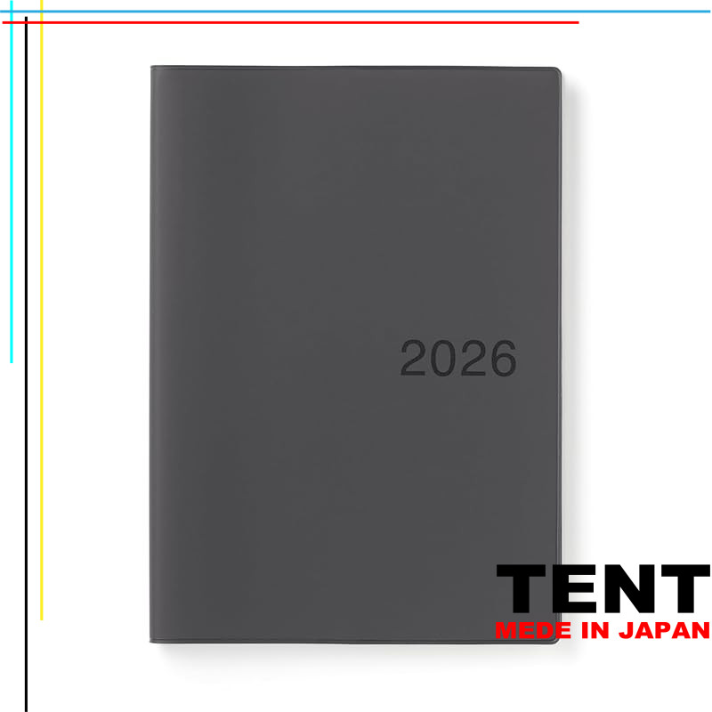 Muji Monday Start Monthly/Weekly Planner 2025 December Start A5/B5/A6/B6 - Various Colors