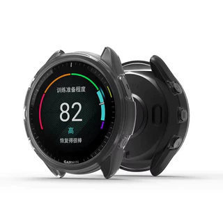 กรณี TPU โปร่งใส for Garmin Forerunner 165 / 165 Music for เปลือกป้องกันหน้าจออ่อนฝาครอบกันชน for Garmin Forerunner 165