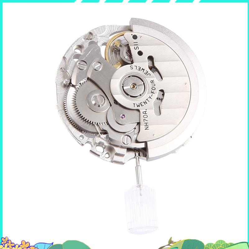 ญี่ปุ่น NH70/NH70A Hollow อัตโนมัตินาฬิกา 21600 BPH 24 Jewels ความแม่นยําสูง Fit สําหรับนาฬิกากลไก