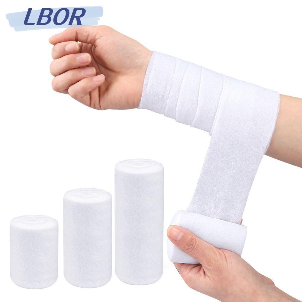 LBOR Cast Padding Wrap, Soft Breathable Undercast Padding Roll, Cotton Absorbent Gauze Roll