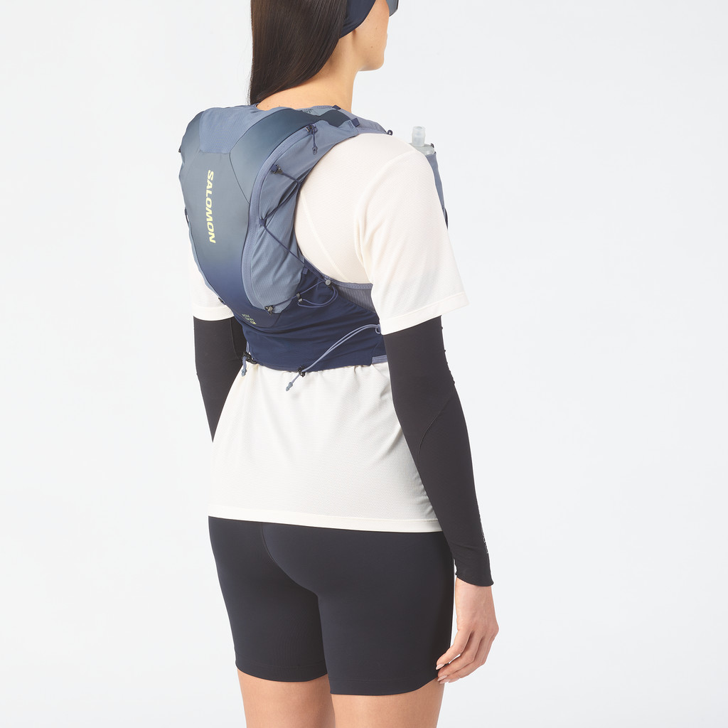 SALOMON ADV SKIN 12 GRADIENT Unisex Running Vest เป้น้ำวิ่งเทรล + ขวดน้ำนิ่ม 500ml x 2 ขวด Official Store — صورة 4