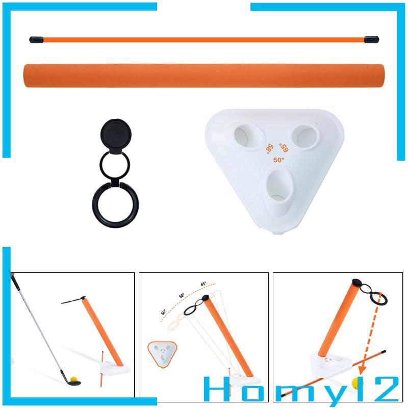 [HOMYL2] Golf Alignment Rod and Angle Holder Set Swing Swing Swing Stabilizer Professional