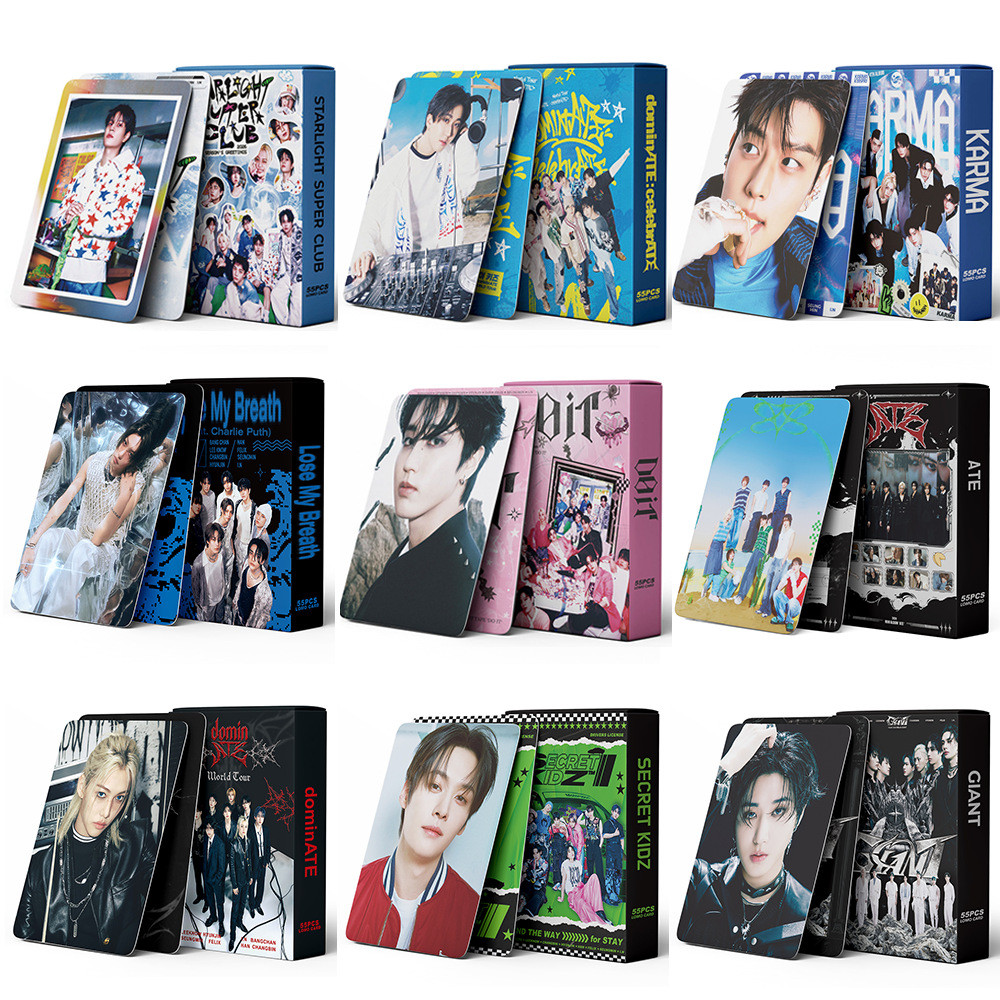 เกาหลี Stray COMBINATION ผู้ชายทีม LOMO การ์ด Hyun-jin Lee Min-ho โปสการ์ดการ์ดพัดลมคอลเลกชัน Photoc