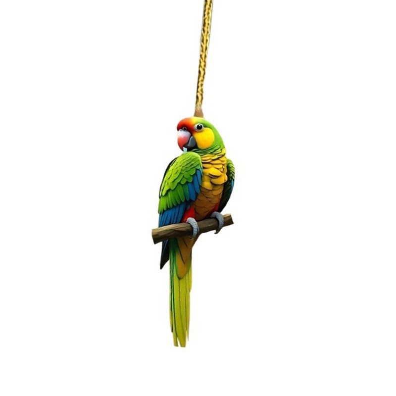 Kiss Playful 2D Macaw เครื่องประดับยานพาหนะเหมาะสําหรับผู้ที่ชื่นชอบยานยนต์