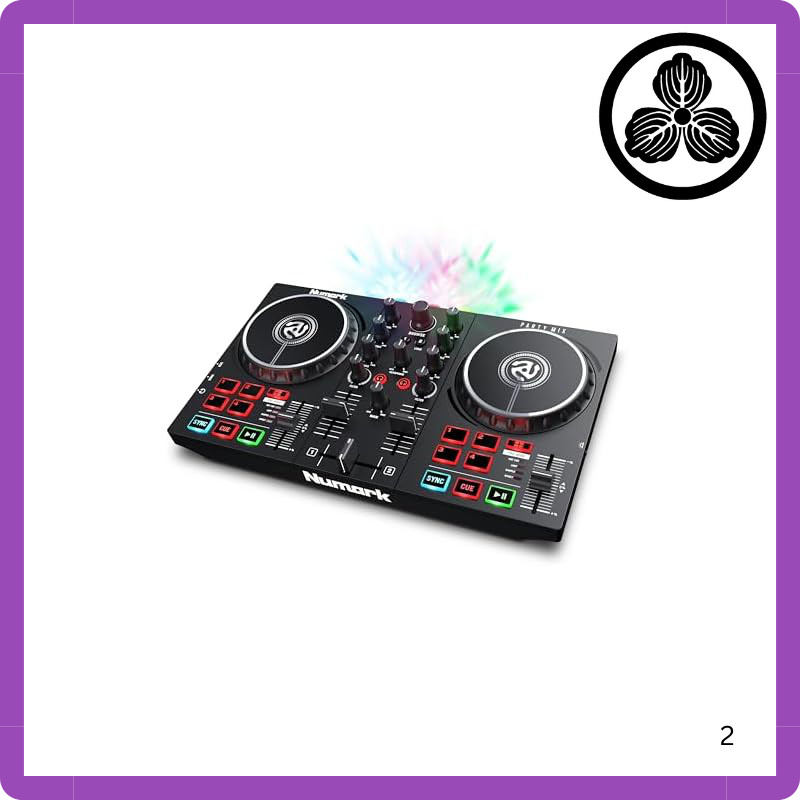Numark DJ Controller for Beginners, DJ Equipment with Serato DJ Lite Included, Streaming, Equipped w
