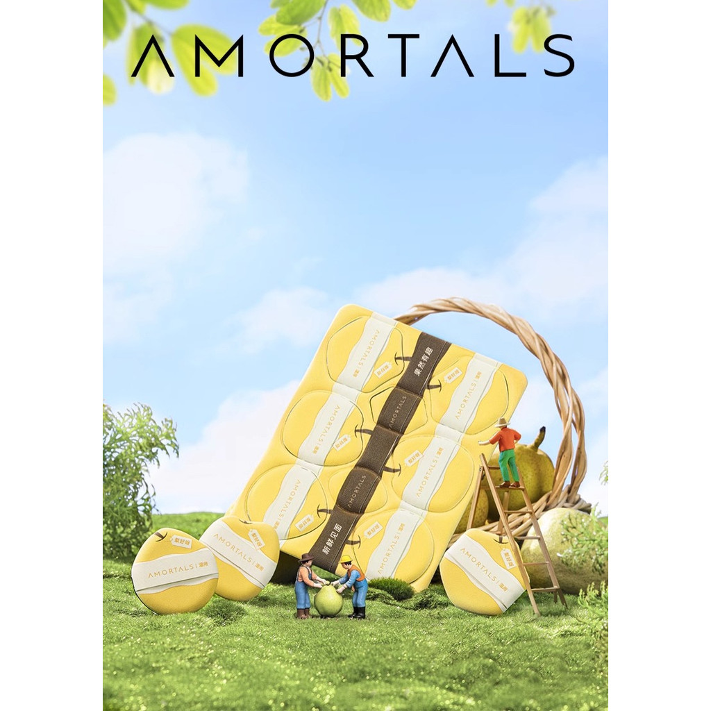 AMORTALS Picking Powder Puff Cushion Puff 尔木气垫粉不易吃粉底液化妆