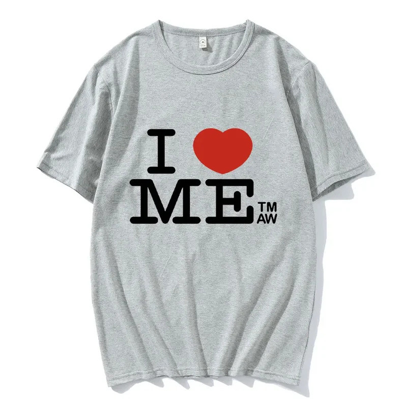 ทีเชิ้ต Tate McRae I Love Merch แฟชั่นผู้หญิง เสื้อยืดฮาราจูกุ เสื้อยืดแขนสั้นขนาดใหญ่ สตรีทแวร์