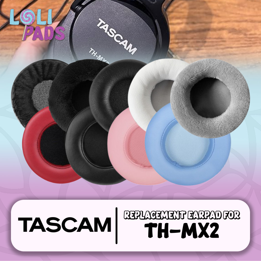 ฟองน้ําแผ่นรองหูฟังแผ่นรองหูฟัง Tascam TH-MX2 MX 2 MX-2 MX02 MX-02 MX 02 Pad Earcup Pad