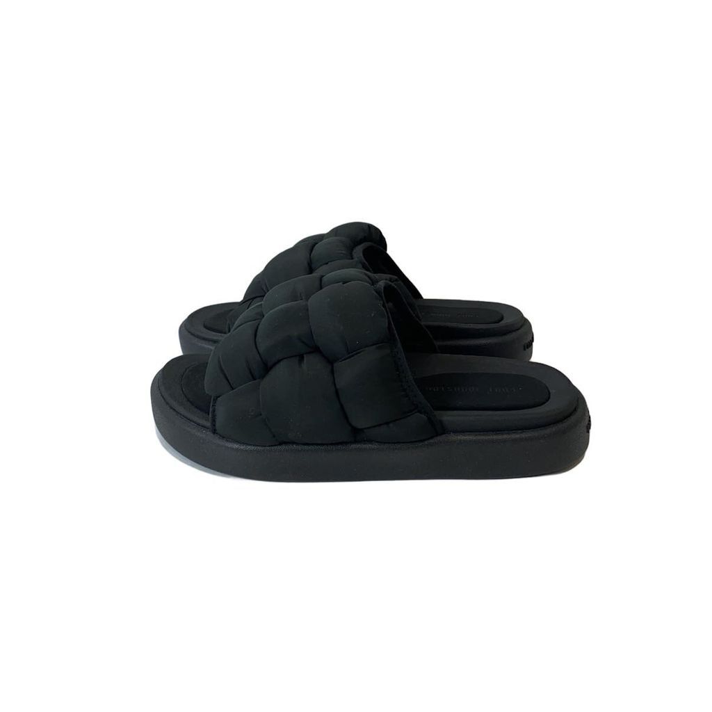 Other brands Sandals FOOT INDUSTRY Down Slipper XS BLK AUE902-003 Direct from Japan Secondhand