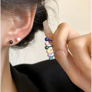Ear Studs สำหรับทุกคน ดีไซน์เรียบง่าย กันภัยจากอาการแพ้ง่าย
