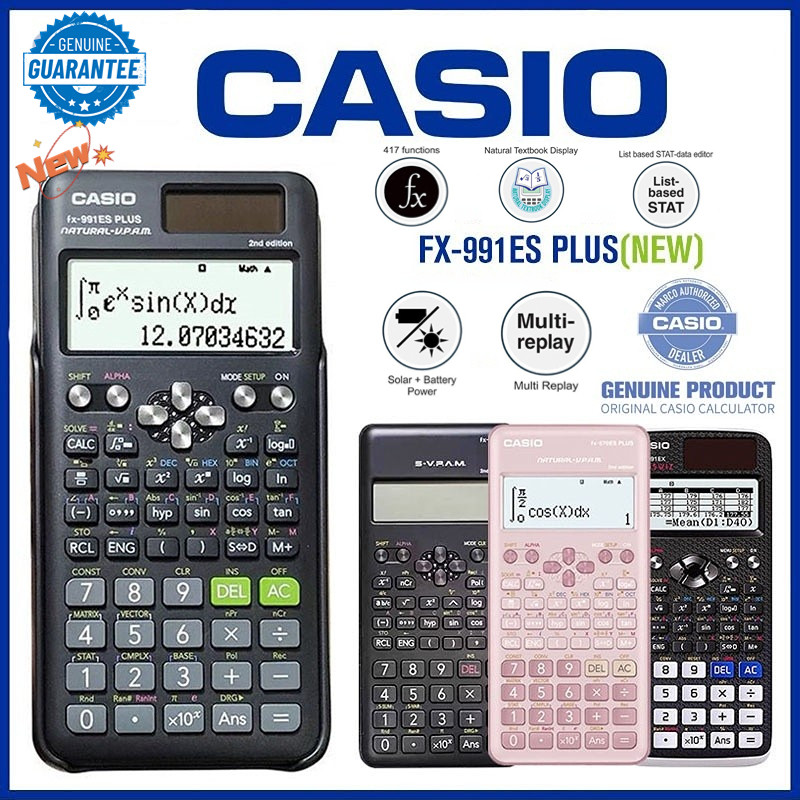เครื่องคิดเลขวิทยาศาสตร์ Casio fx-991ES PLUS-2