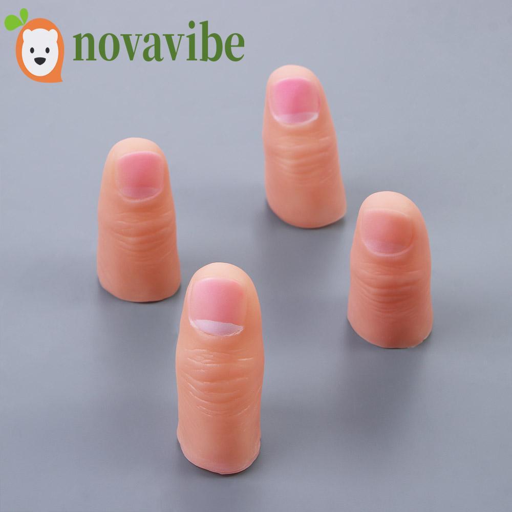 NOVAVIBE นิ้วปลอม อุปกรณ์เสริมมายากล ของขวัญ Magican Trick Props Street Close-Up Tip Fingers