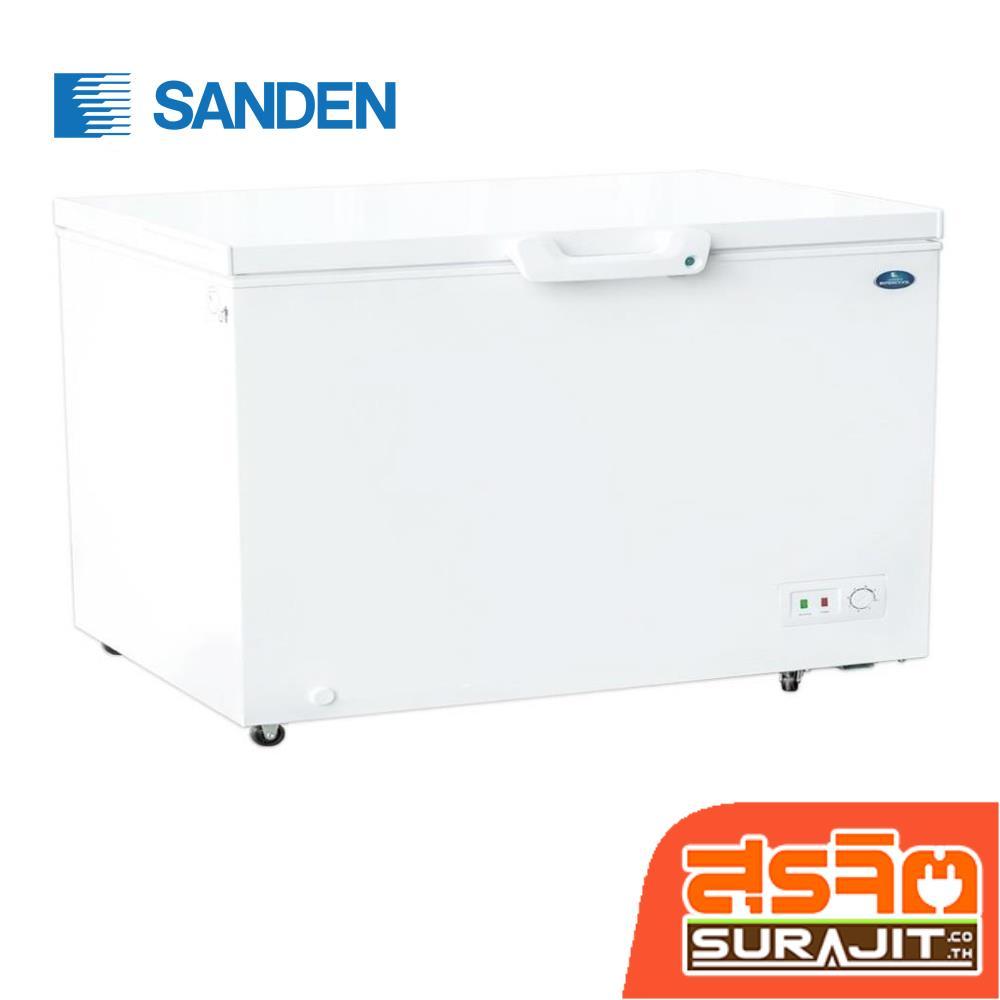 SANDEN ตู้แช่แข็งฝาทึบโช๊คอัพ 1 ฝา ขนาด12.30 คิว ความจุ 350 ลิตร รุ่น SCF0365 (19619)