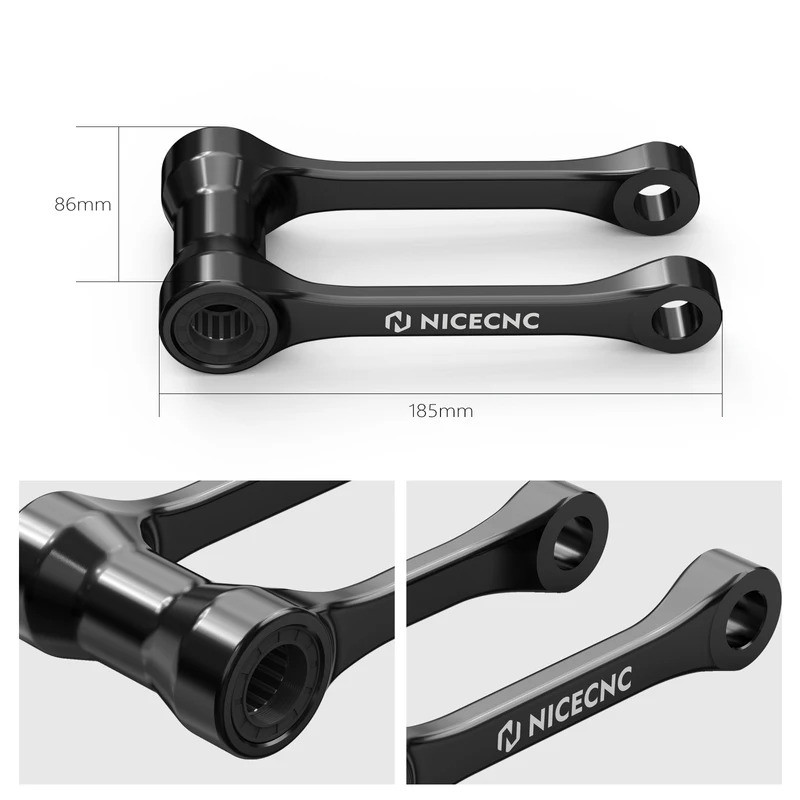 NICECNC Suspension Lowering Link 1.25′ ชุดสําหรับ Yamaha YZ450F 2009-2015 YZ250F WR450F 2016-2025 YZ