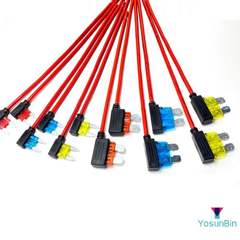 YosunBin] Micro Standard ATM APM de Mini Medium Simple Safety Device 10A 15A 20A Car Fuse Holder Add