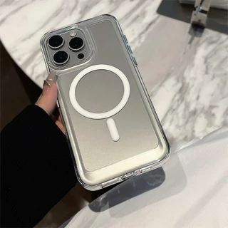 Magnetic เคสโทรศัพท์ For Samsung A56 A55 A54 A06 A17 A07 A16 A36 A37 A57 A35 A15 S25 S26 Ultra A26 S24 S23 Ultra