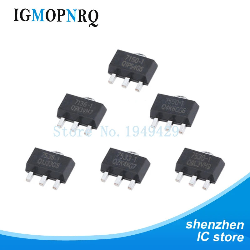 5PCS 2SB772 2SD882 78L05 78L06 78L08 78L09 SOT-89 78L10 78L12 78L15 78L33 79L05 ทรานซิสเตอร์ SMD ชิป