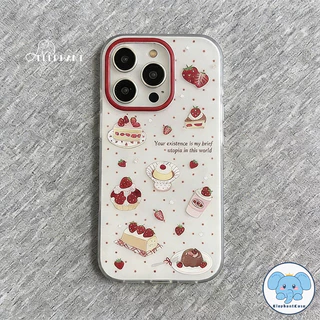 เคสไอโฟน13 17เคสIMDดวงตาเทวดาลายสตรอเบอร์รี่ขนม ม้า2026 สำหรับ IPhone 15 17 13 Air 16 12 11 14 Pro Max 15 14 16 Plus