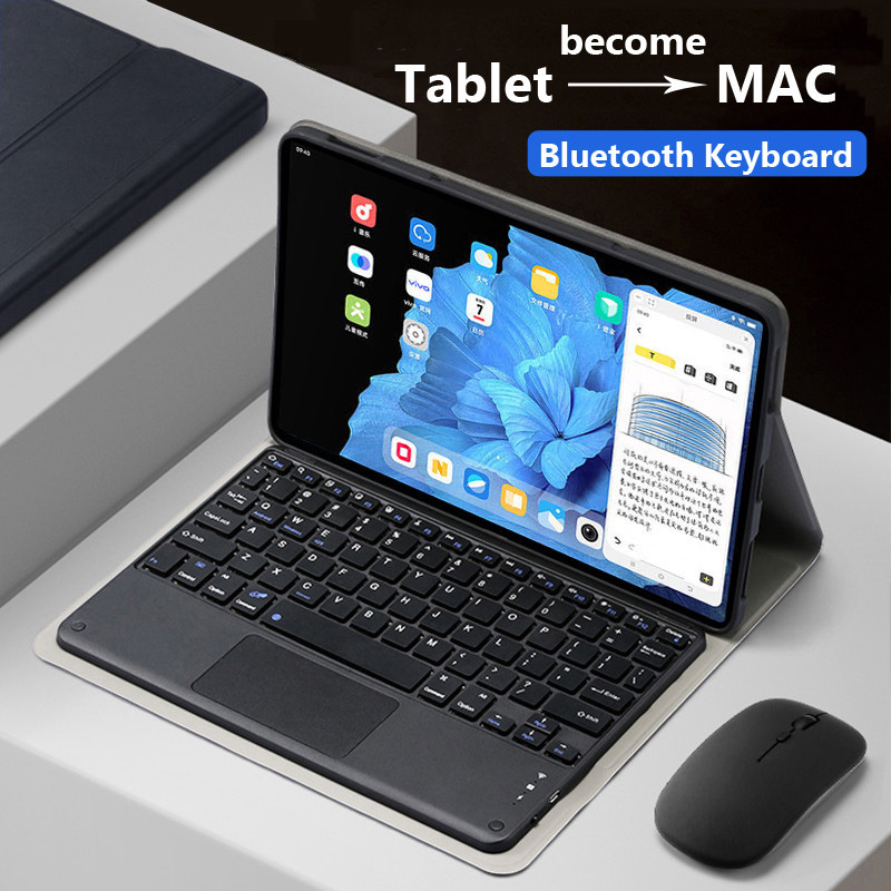 แป้นพิมพ์ทัชแพดสําหรับ Lenovo Idea Tab Pro 12.7 / Xiaoxin Pad Pro 12.7 / M10 Plus / M11 Folio Stand 