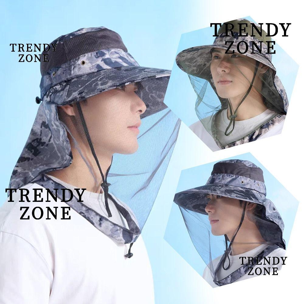 หมวกป้องกันยุง YZONE สไตล์ตกปลา พับได้สำหรับทุกวัย