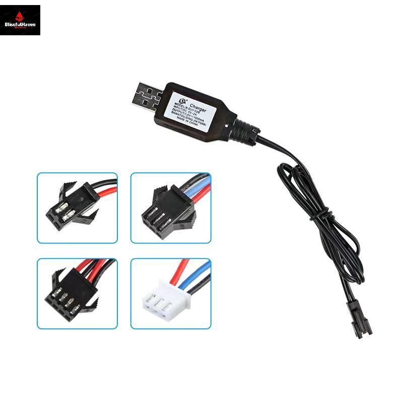 7.4V (3.7V X2) Charger SM-2P/3P SM-4P Reverse XH-3P/4P Li-ion แบตเตอรี่ไฟฟ้า RC ของเล่นรถเรือ USB Ch
