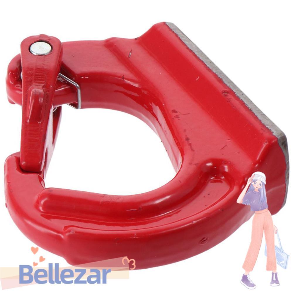 BELLEZAR G80 ตะขอยึดเชื่อม, โลหะผสมเหล็ก 4400lbs ความจุ Heavy Duty Lifting Hook, สีแดง 2T พร้อมตะขอเ