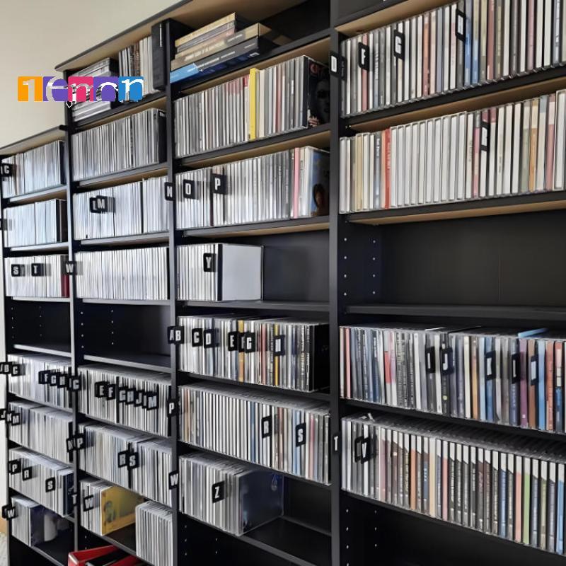 [Lemon] 26 ชิ้น CD/DVD/Vinyl Record Organizer Dividers AZ ตัวอักษรแฟ้มจัดเก็บแยกสําหรับอัลบั้มเพลง, 