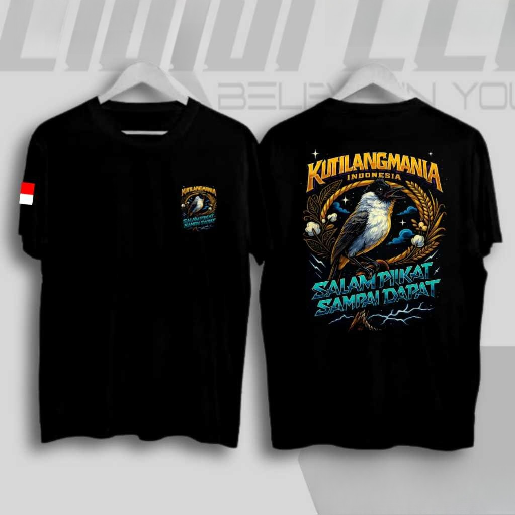 เสื้อยืด KUTANG MANIA Kicau Mania | เสื้อยืดนกนักสู้เดี่ยว