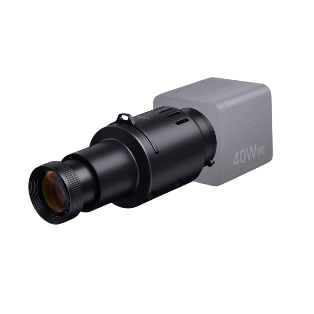 Ulanzi LAS007 Mini Bowens Mount หัวต่อไฟสตูดิโอ Optical Snoot มี Gobo 10 แบบ สำหรับสร้างแสง Effect