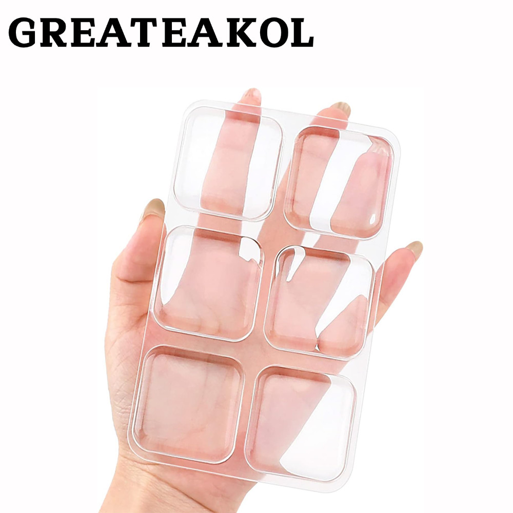GREATESKOL 6 ชิ้นผนังประตู Handle Stopper, Self กาว 1.57 1.57 ใน Wall Shield เบาะ, PU Wall Mount Gua