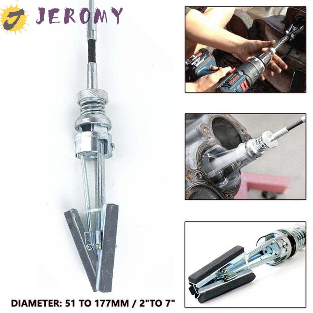 JEROMY กระบอกเครื่องยนต์ Hone ยืดหยุ่น 1/2/3 นิ้ว Self-centering Steel ลูกสูบเพลาเบรค Honing