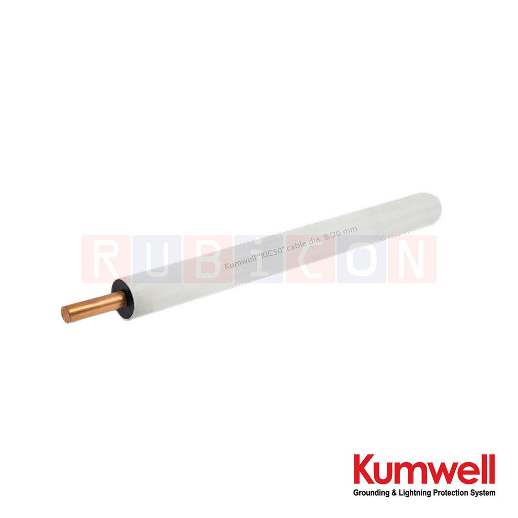 KUMWELL KIC 50 สายไฟหุ้มฉนวน Kumwell (KIC) (Kumwell Insulated Cable (KIC) Copper core ø 8 mm, Input 