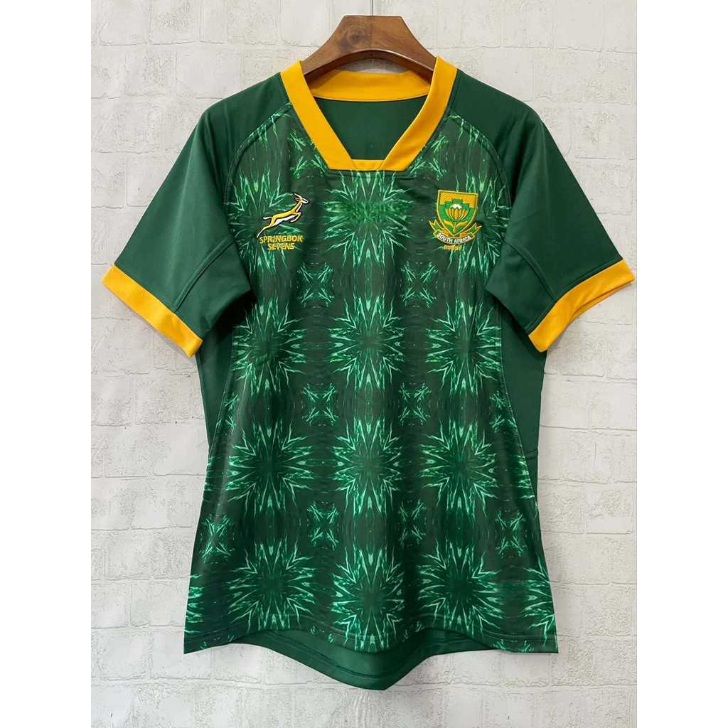 เสื้อกีฬารักบี้ทีมชาติแอฟริกาใต้ปี 2026 แบบแขนสั้น สำหรับผู้ชาย