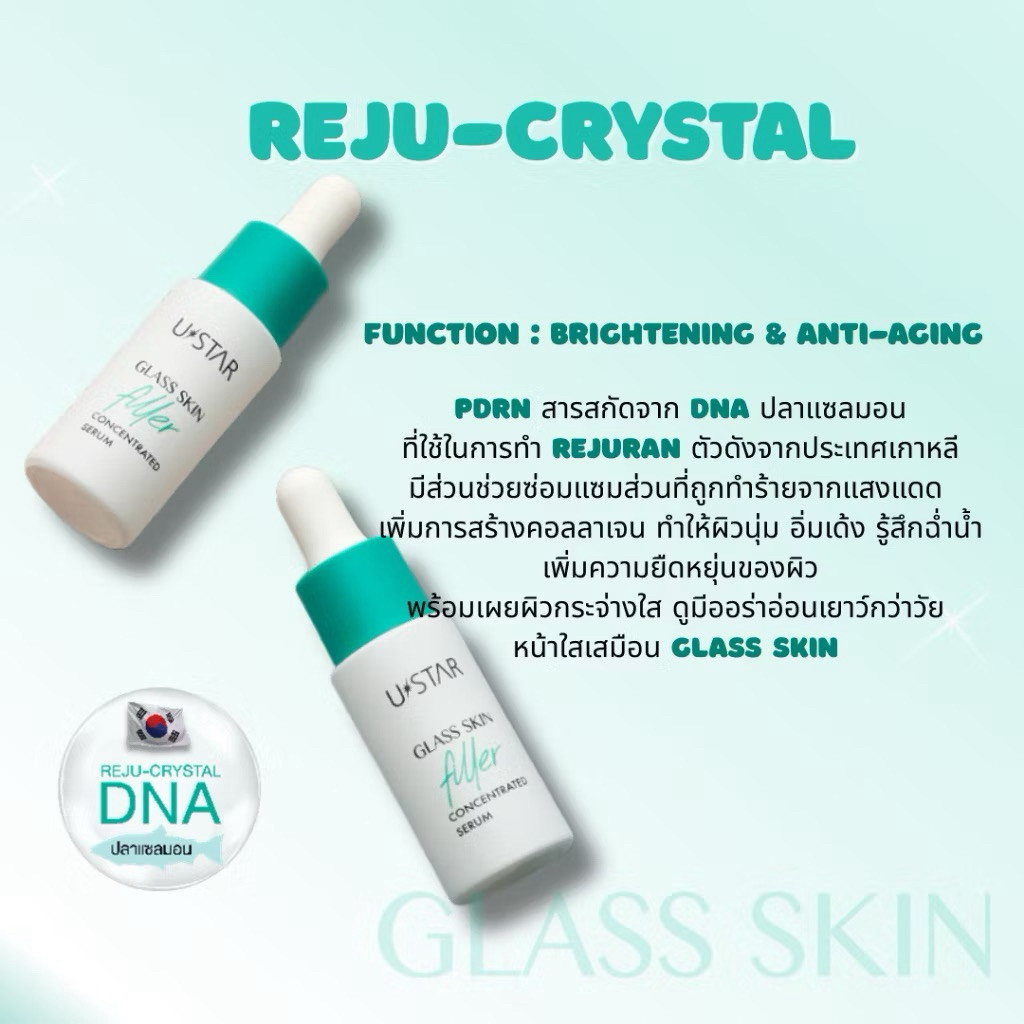 ♦️ของแท้·ส่งด่วน·ถูก♦️Ustar GlassSkinFillerConcentratedSerum....