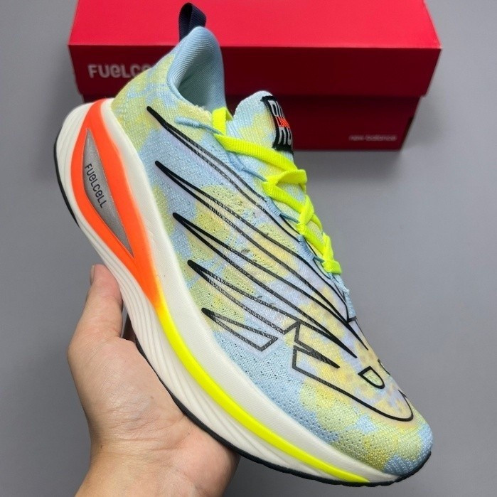 New Balance TCS New York City Marathon FuelCell SC Elite V3 รองเท้าวิ่งระบายอากาศ mrcell3 2ZJT