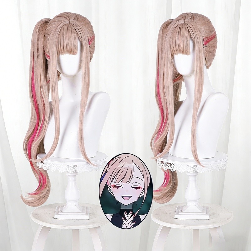 Live stage chorus costume ponytail cosplay mixed color kaguya-hime chronospace