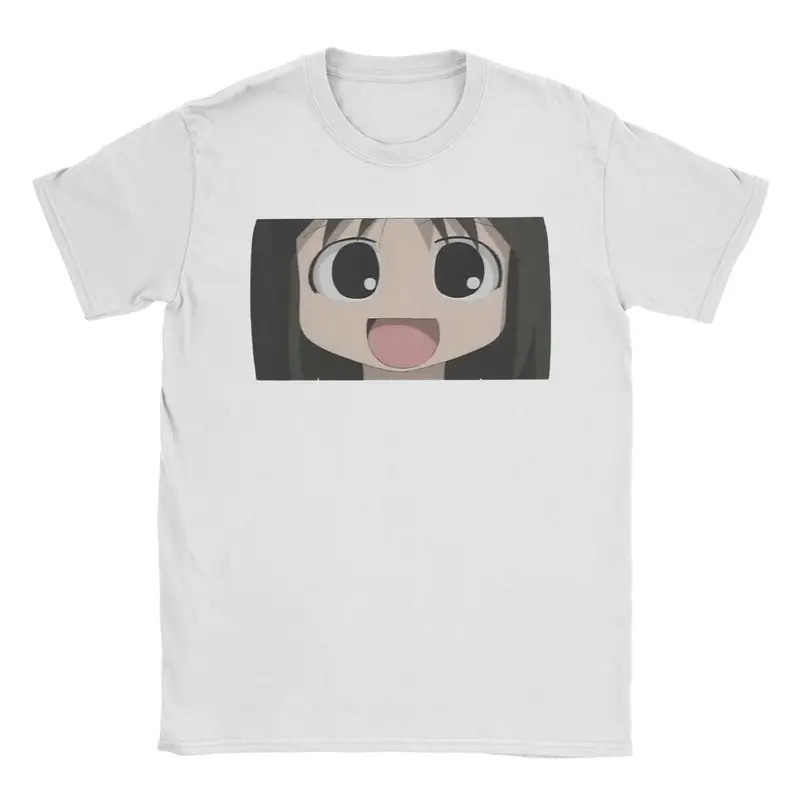 เสื้อยืดผู้ชาย Azumanga Daioh Osaka เสื้อยืดผ้าฝ้าย เสื้อยืดลำลอง Y2K แขนสั้น คอกลม ทรงหลวม ไซส์ใหญ่
