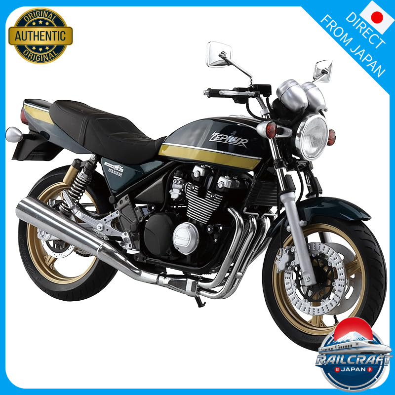 Aoshima 1/12 The Bike Series No.12 Kawasaki ZR400C ZEPHYR X 2002 plastic model.