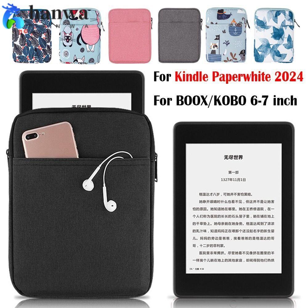 HANWA 6-7 นิ้ว e-Reader Sleeve, 12th Generation กันกระแทก SA568B กระเป๋าเก็บ, แบบพกพาทนต่อการสึกหรอ 