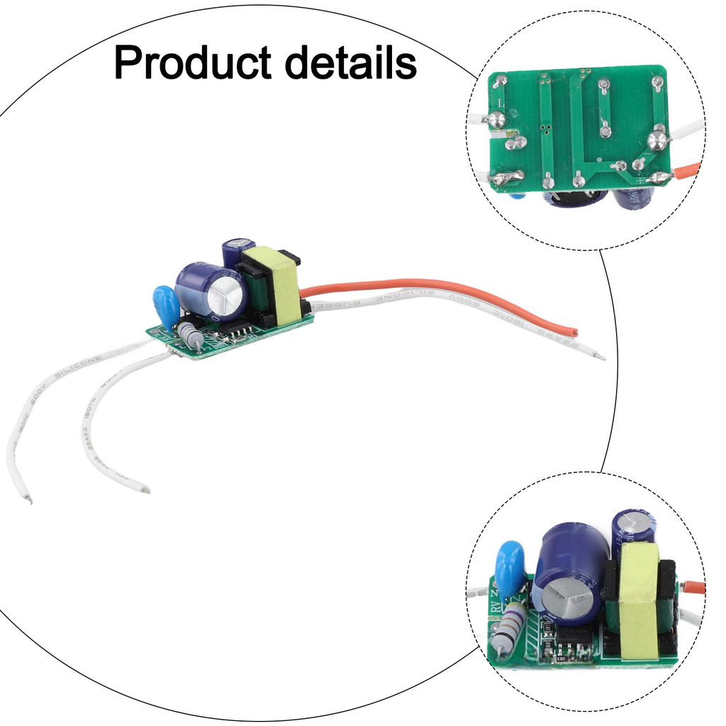 [Fast-ULR]หม้อแปลงไฟฟ้า LED แรงดันไฟฟ้ากว้าง 6-24W สําหรับหลอดไฟ LED
