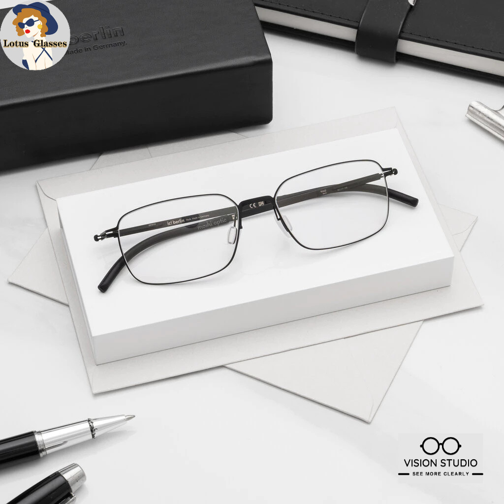 🍀กรอบแว่น IC BERLIN Kouji Black