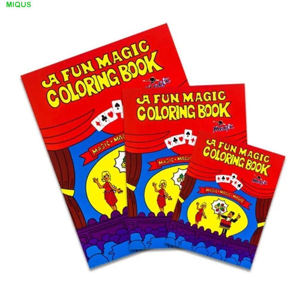 MIQUS Magic Trick Book, Gimmick Props Mentalism Magic Coloring Book, Magic อุปกรณ์เสริม Prop หนังสือวัยรุ่นผู้ใหญ่