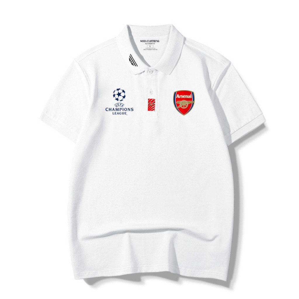 2025-2026 Arsenal Shirt Slim Fit, Breathable, Polo Shirt for Men, Sweat-Absorbent, Breathable, Polo Shirt. Ready stock