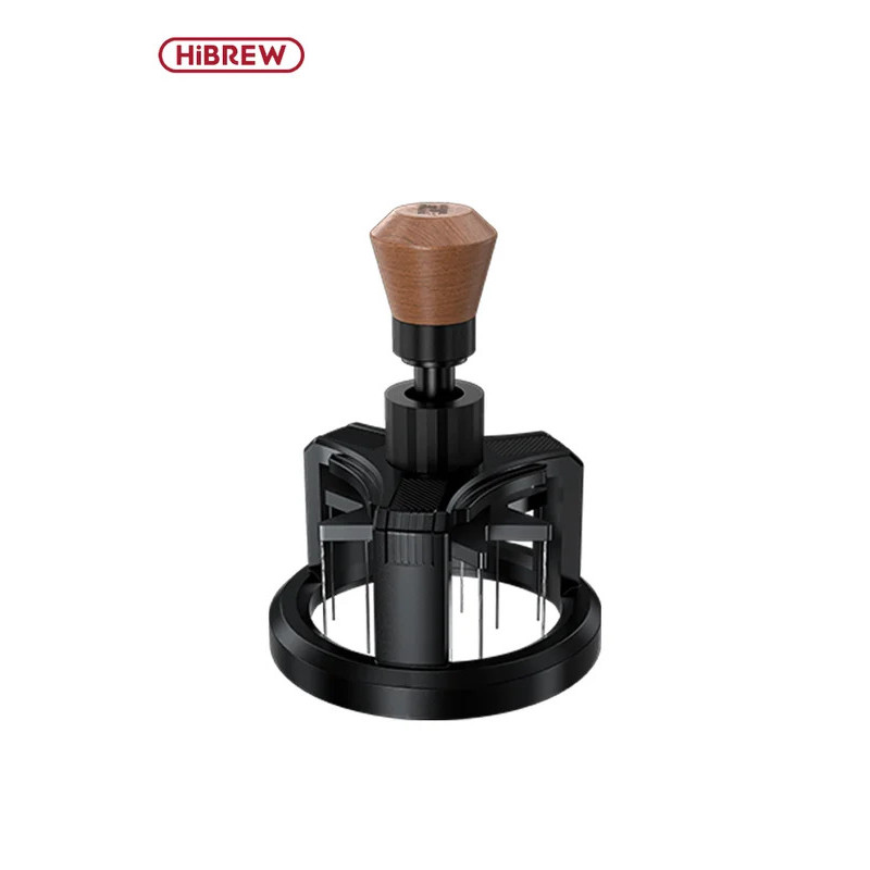HiBREW Rotary 58 มม.Espresso Stirrer Portafilter Distribution เครื่องมือเข็มจําหน่ายแม่เหล็กสําหรับเ